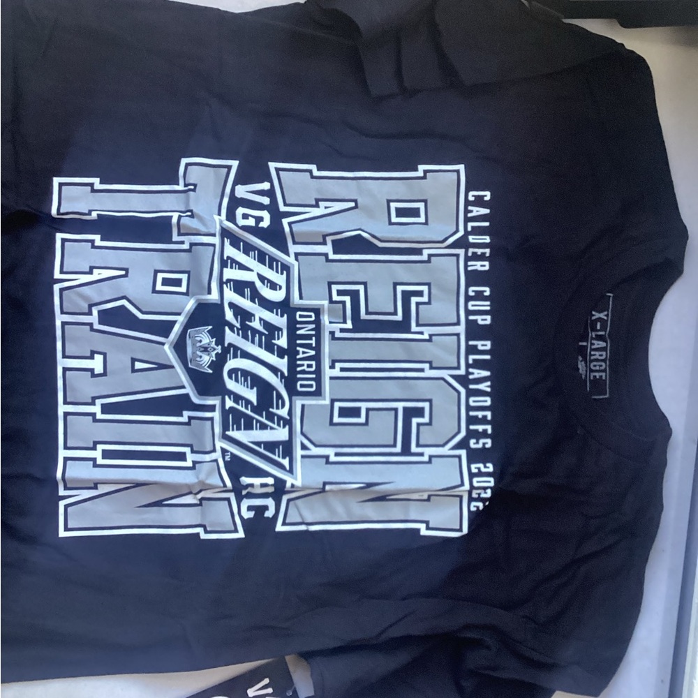 Violent Gentlemen Ontario Reign Calder Cup 2022 Reign Train T Shirt Men’s XL